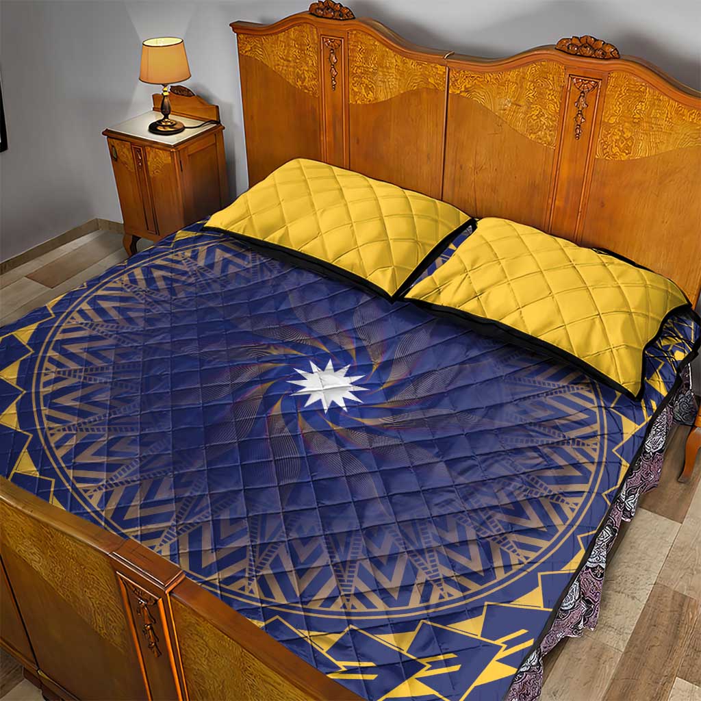 Nauru Angam Day Quilt Bed Set Polynesian Tribal Pattern Unique Style LT05 - Polynesian Pride