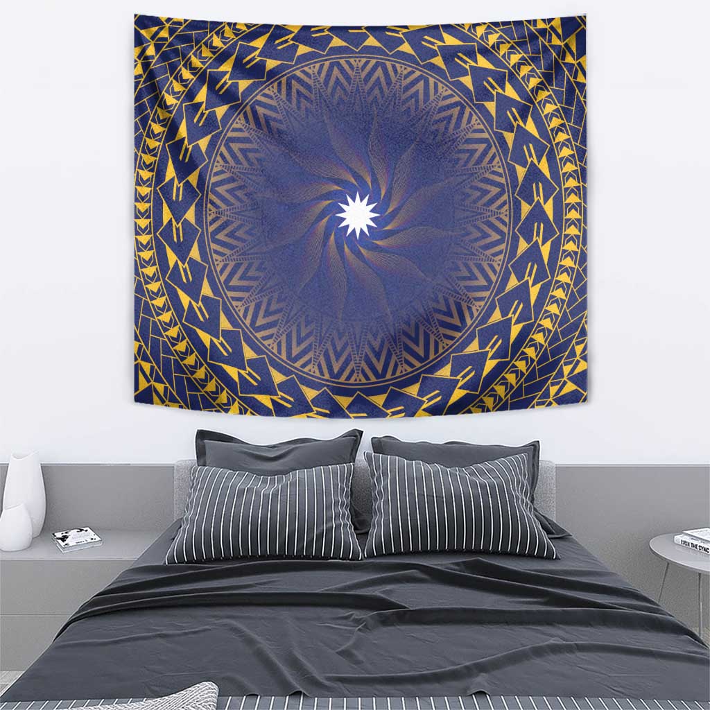 Nauru Angam Day Tapestry Polynesian Tribal Pattern Unique Style LT05 - Polynesian Pride