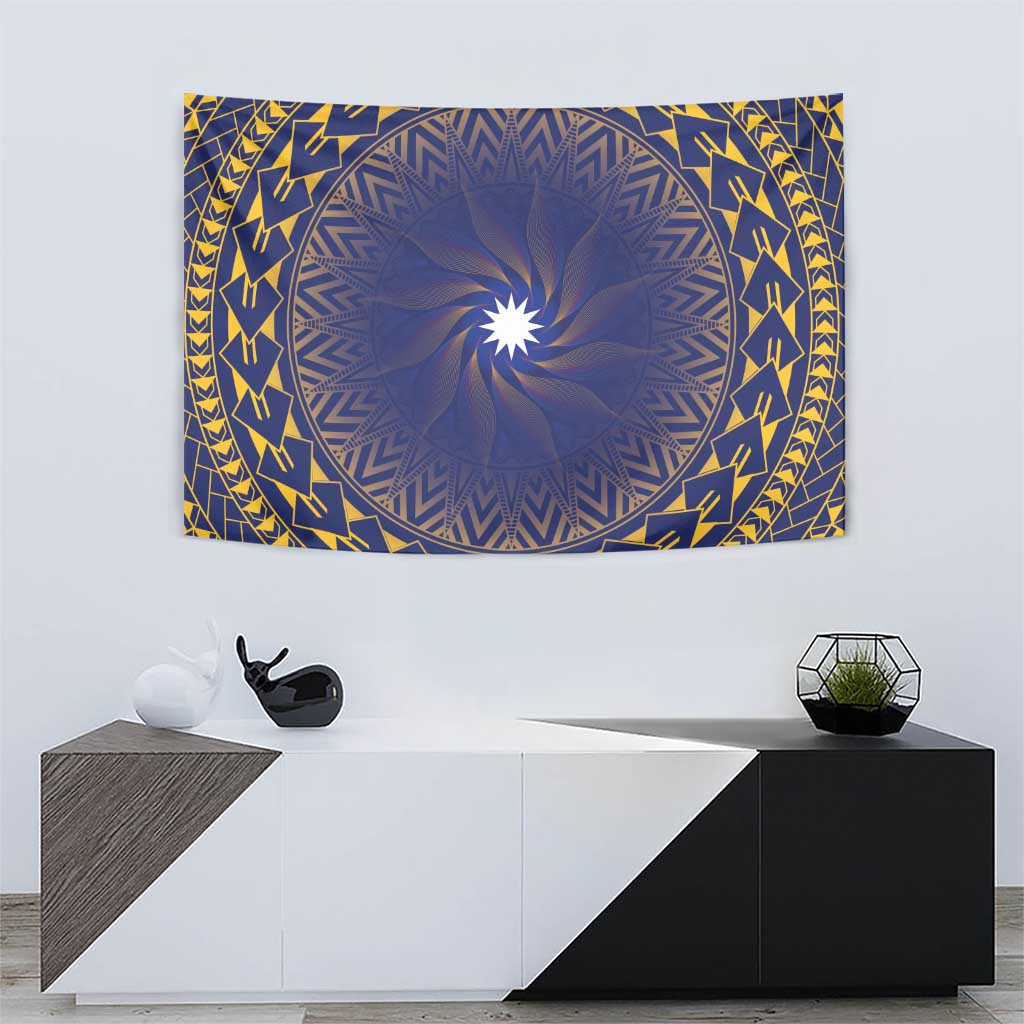 Nauru Angam Day Tapestry Polynesian Tribal Pattern Unique Style LT05 - Polynesian Pride