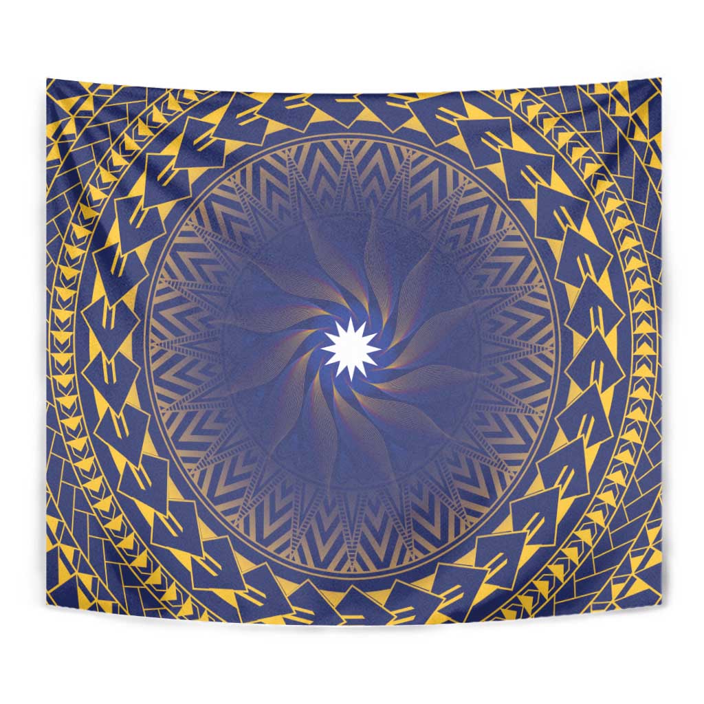 Nauru Angam Day Tapestry Polynesian Tribal Pattern Unique Style LT05 - Polynesian Pride
