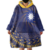 Nauru Angam Day Wearable Blanket Hoodie Polynesian Tribal Pattern Unique Style LT05 - Polynesian Pride