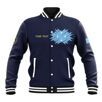 Personalised Federated States Of Micronesia Baseball Jacket FSM Passport LT05 Unisex Navy - Polynesian Pride