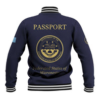 Personalised Federated States Of Micronesia Baseball Jacket FSM Passport LT05 - Polynesian Pride
