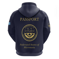 Personalised Federated States Of Micronesia Hoodie FSM Passport LT05 - Polynesian Pride
