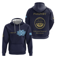 Personalised Federated States Of Micronesia Hoodie FSM Passport LT05 - Polynesian Pride