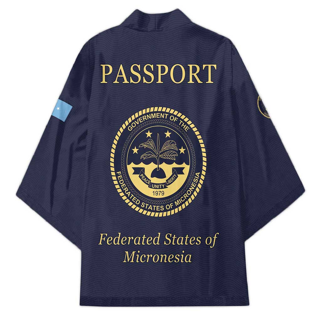 Personalised Federated States Of Micronesia Kimono FSM Passport LT05 - Polynesian Pride