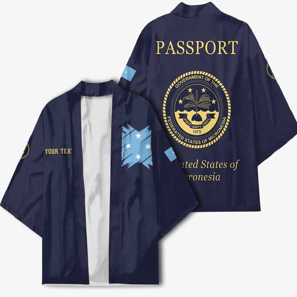 Personalised Federated States Of Micronesia Kimono FSM Passport LT05 - Polynesian Pride