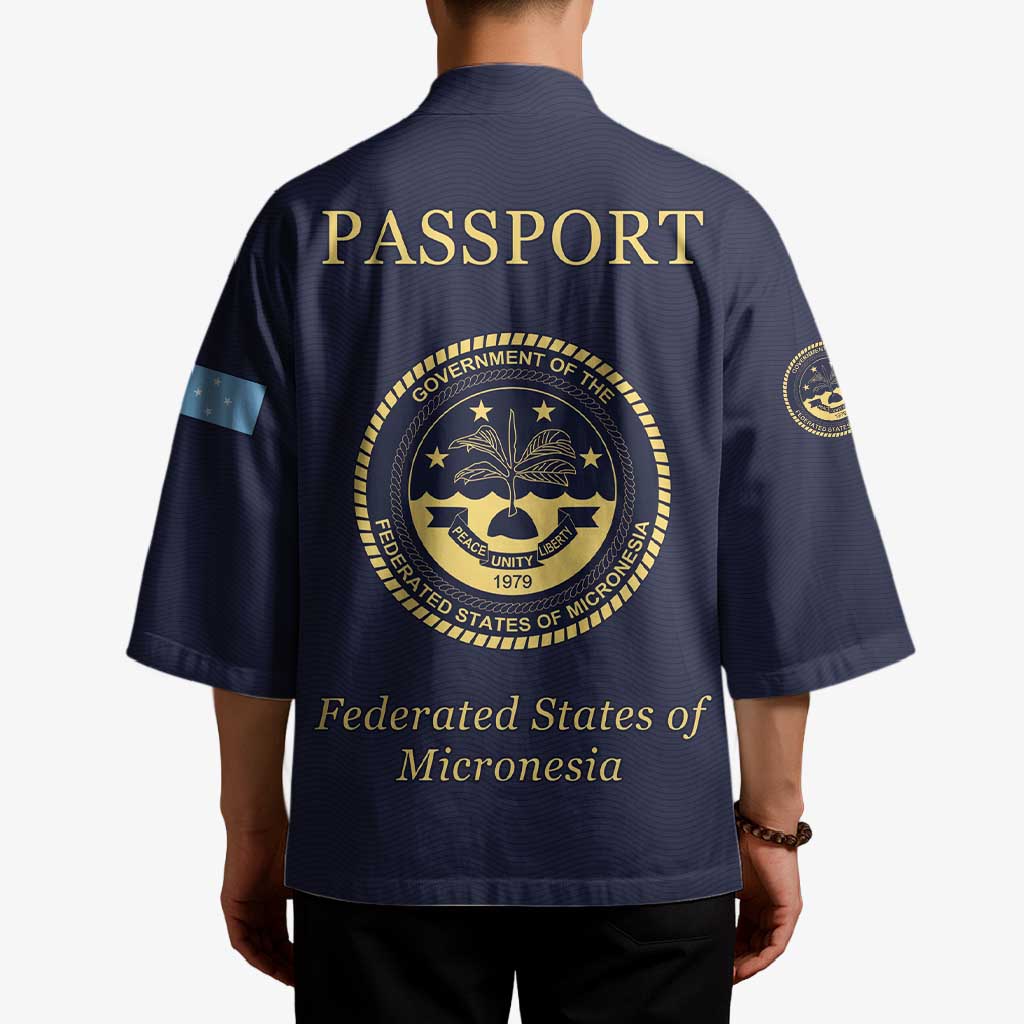 Personalised Federated States Of Micronesia Kimono FSM Passport LT05 - Polynesian Pride