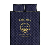 Federated States Of Micronesia Quilt Bed Set FSM Passport LT05 - Polynesian Pride