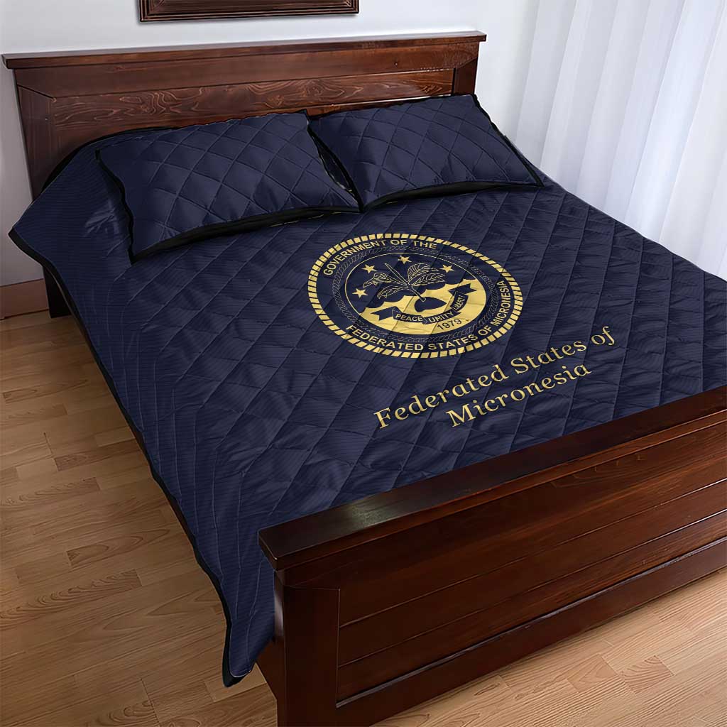 Federated States Of Micronesia Quilt Bed Set FSM Passport LT05 - Polynesian Pride