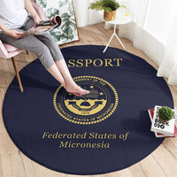 Federated States Of Micronesia Round Carpet FSM Passport LT05 - Polynesian Pride