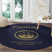 Federated States Of Micronesia Round Carpet FSM Passport LT05 - Polynesian Pride