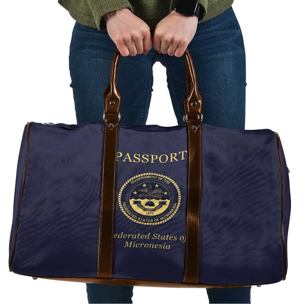 Federated States Of Micronesia Travel Bag FSM Passport LT05 Navy - Polynesian Pride