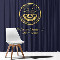 Federated States Of Micronesia Window Curtain FSM Passport LT05 - Polynesian Pride