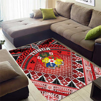 Tonga Constitution Day Area Rug 150 Years Jubilee LT05 - Polynesian Pride