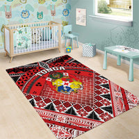 Tonga Constitution Day Area Rug 150 Years Jubilee LT05 - Polynesian Pride