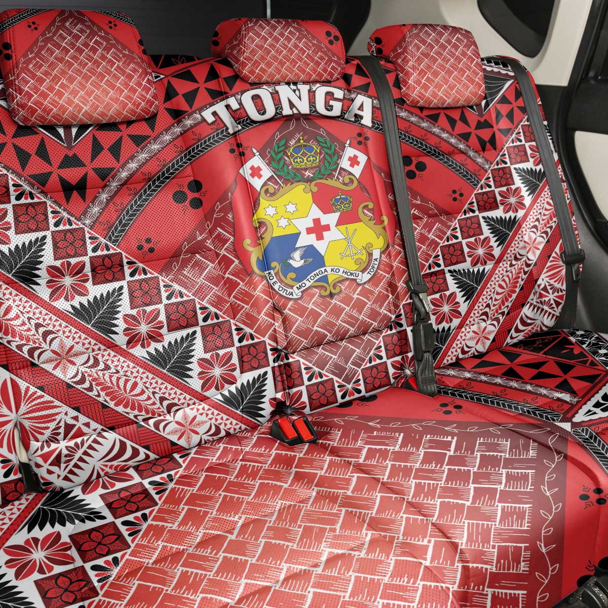 Tonga Constitution Day Back Car Seat Cover 150 Years Jubilee LT05 - Polynesian Pride