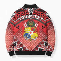 Personalised Tonga Constitution Day Bomber Puffer Jacket 150 Years Jubilee LT05 - Polynesian Pride