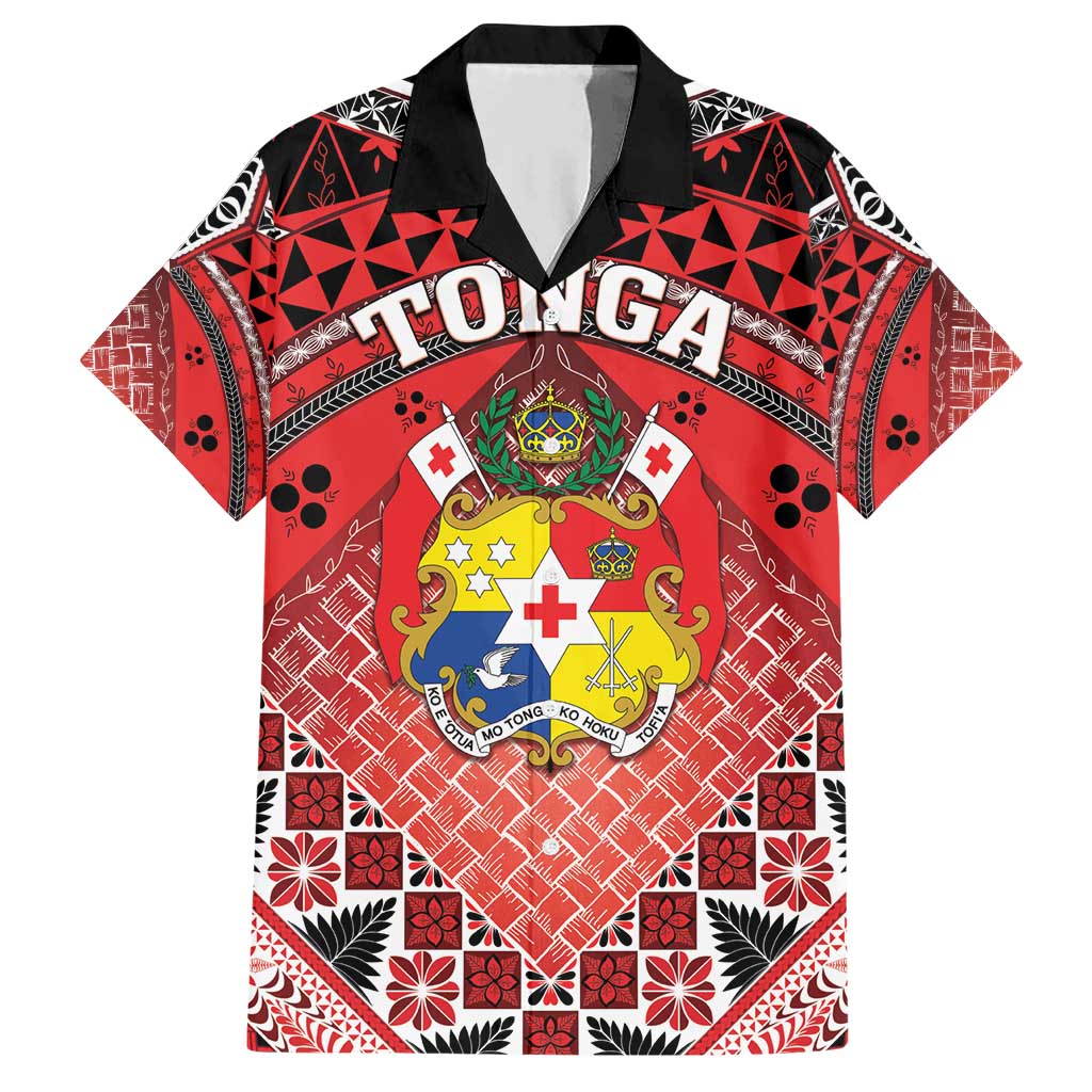 Personalised Tonga Constitution Day Hawaiian Shirt 150 Years Jubilee LT05 Red - Polynesian Pride