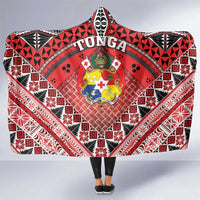 Tonga Constitution Day Hooded Blanket 150 Years Jubilee LT05 One Size Red - Polynesian Pride