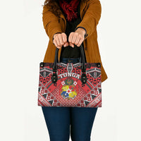 Tonga Constitution Day Leather Bag 150 Years Jubilee LT05 - Polynesian Pride