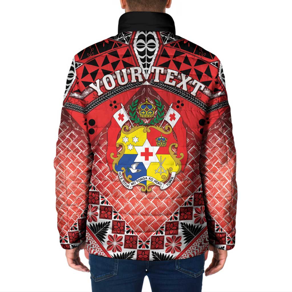 Personalised Tonga Constitution Day Padded Jacket 150 Years Jubilee LT05 - Polynesian Pride