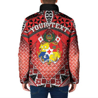 Personalised Tonga Constitution Day Padded Jacket 150 Years Jubilee LT05 - Polynesian Pride