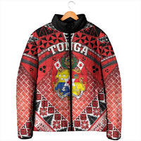 Personalised Tonga Constitution Day Padded Jacket 150 Years Jubilee LT05 - Polynesian Pride