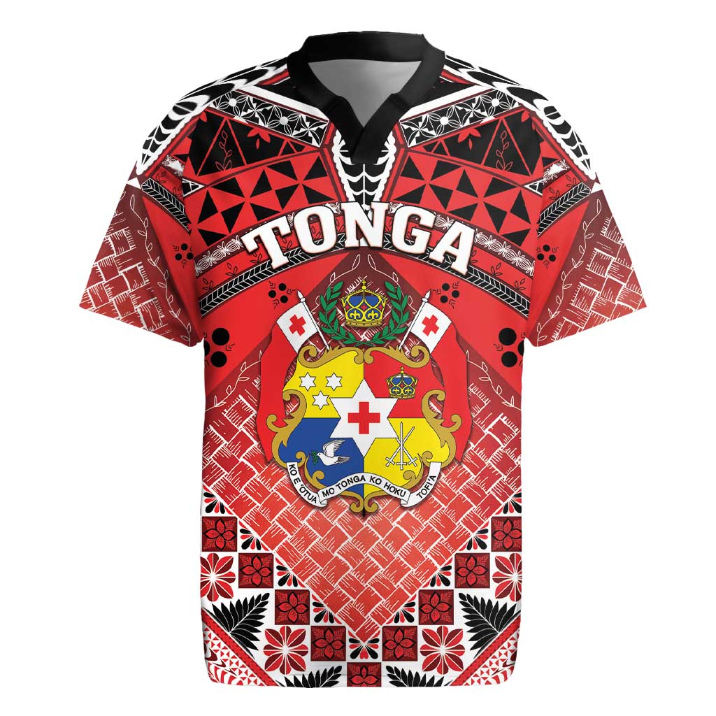 Personalised Tonga Constitution Day Rugby Jersey 150 Years Jubilee LT05 Red - Polynesian Pride
