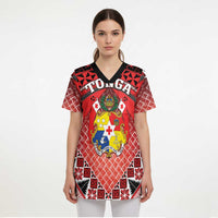 Personalised Tonga Constitution Day Scrub Top 150 Years Jubilee LT05 - Polynesian Pride