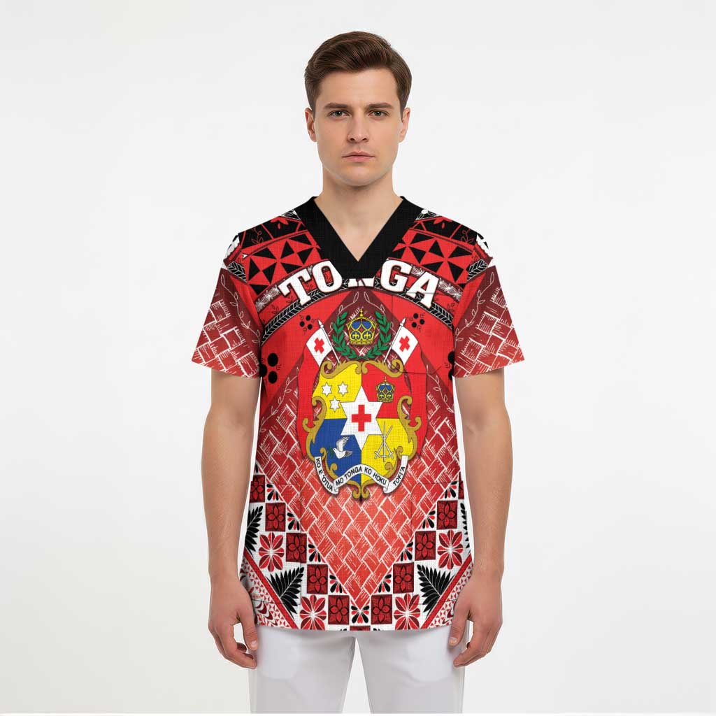 Personalised Tonga Constitution Day Scrub Top 150 Years Jubilee LT05 - Polynesian Pride