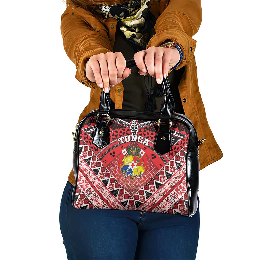 Tonga Constitution Day Shoulder Handbag 150 Years Jubilee LT05 One Size Red - Polynesian Pride