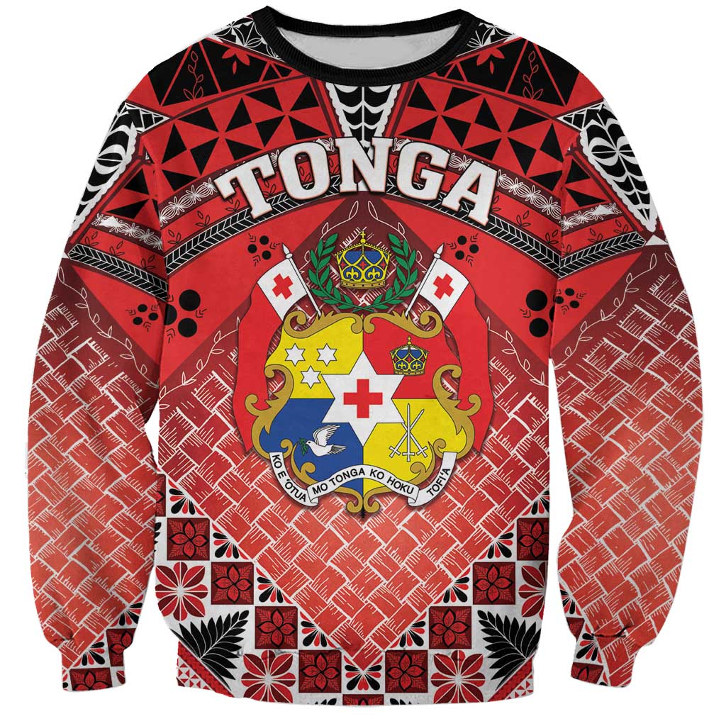 Personalised Tonga Constitution Day Sweatshirt 150 Years Jubilee LT05 Unisex Red - Polynesian Pride
