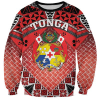 Personalised Tonga Constitution Day Sweatshirt 150 Years Jubilee LT05 Unisex Red - Polynesian Pride