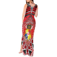 Personalised Tonga Constitution Day Tank Maxi Dress 150 Years Jubilee LT05 - Polynesian Pride