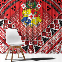Tonga Constitution Day Window Curtain 150 Years Jubilee LT05 - Polynesian Pride