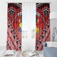 Tonga Constitution Day Window Curtain 150 Years Jubilee LT05 - Polynesian Pride