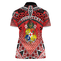 Personalised Tonga Constitution Day Women Polo Shirt 150 Years Jubilee LT05 - Polynesian Pride
