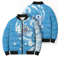 FSM Micronesia Bomber Puffer Jacket 40th Independence Anniversary LT05 - Polynesian Pride