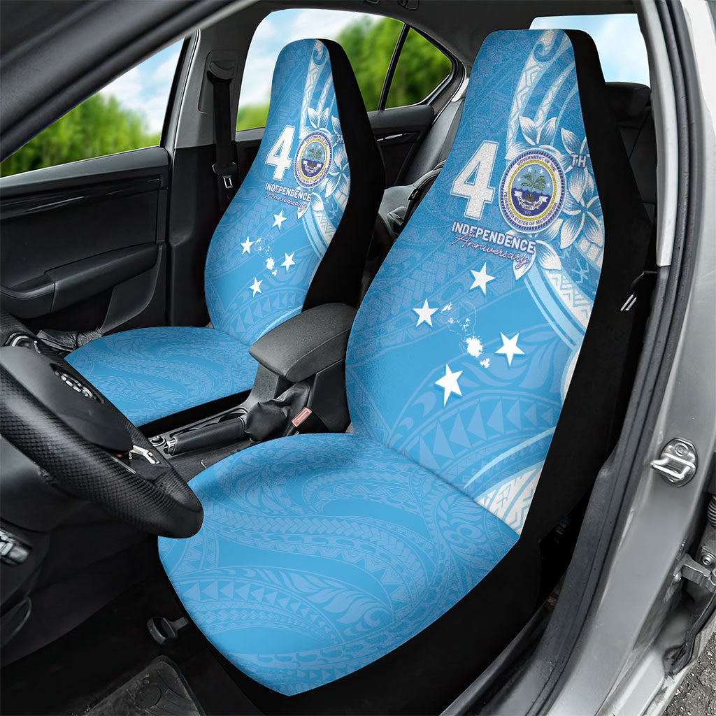 FSM Micronesia Car Seat Cover 40th Independence Anniversary LT05 - Polynesian Pride