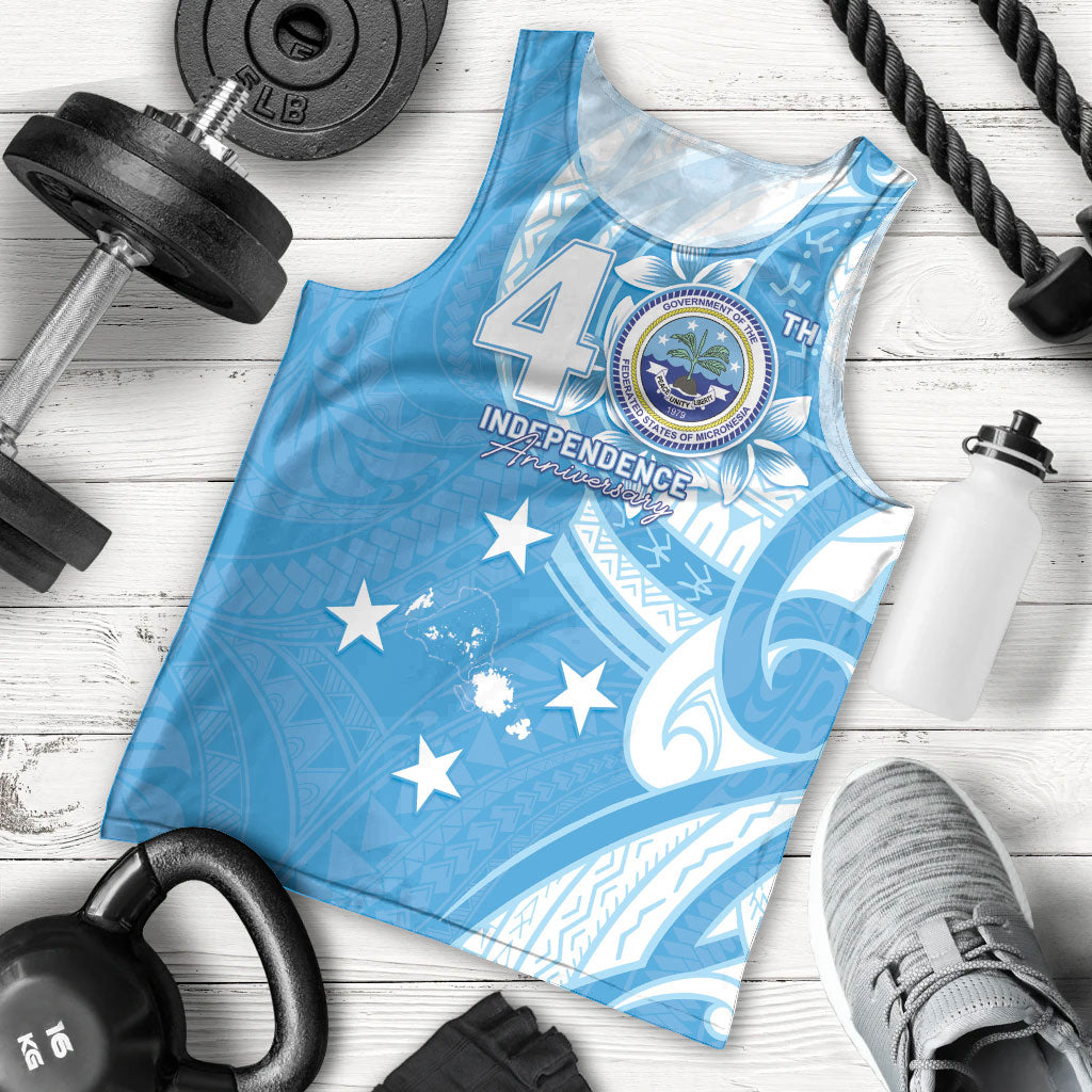 FSM Micronesia Men Tank Top 40th Independence Anniversary LT05 - Polynesian Pride