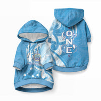 FSM Micronesia Pet Hoodie 40th Independence Anniversary LT05 Pullover Blue - Polynesian Pride