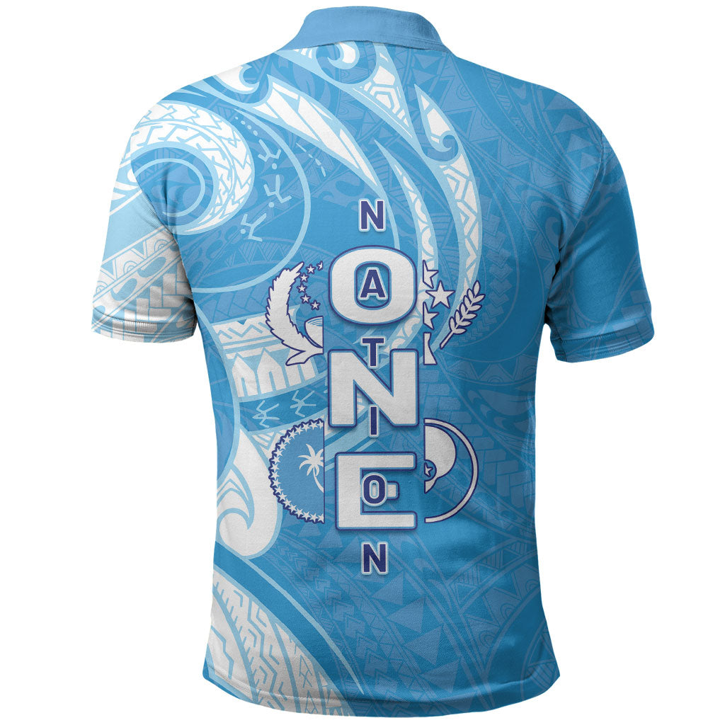 FSM Micronesia Polo Shirt 40th Independence Anniversary LT05 - Polynesian Pride