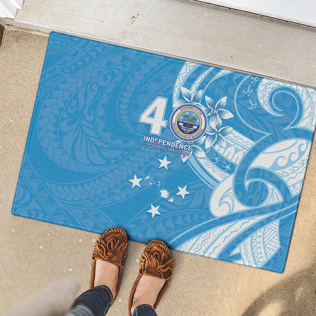 FSM Micronesia Rubber Doormat 40th Independence Anniversary LT05 - Polynesian Pride