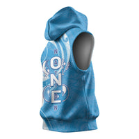 FSM Micronesia Sleeveless Hoodie 40th Independence Anniversary LT05 - Polynesian Pride