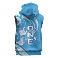 FSM Micronesia Sleeveless Zip Hoodie 40th Independence Anniversary LT05 - Polynesian Pride