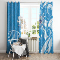 FSM Micronesia Window Curtain 40th Independence Anniversary LT05 - Polynesian Pride