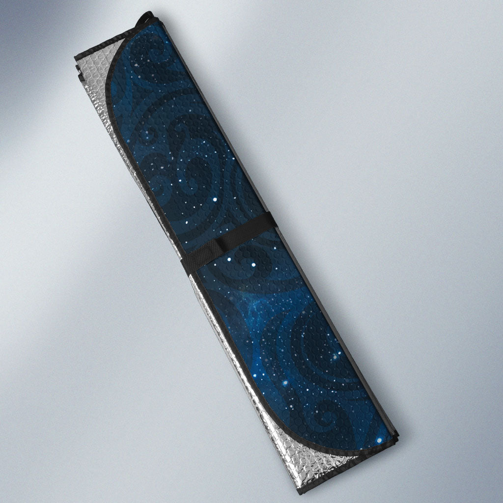 Tahiti Matarii Auto Sun Shade Tahitian Spring Blue Galaxy LT05 - Polynesian Pride