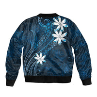 Tahiti Matarii Bomber Jacket Tahitian Spring Blue Galaxy LT05 - Polynesian Pride