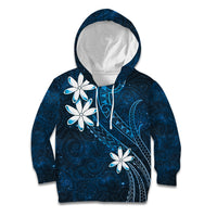 Tahiti Matarii Kid Hoodie Tahitian Spring Blue Galaxy LT05 Hoodie Blue - Polynesian Pride